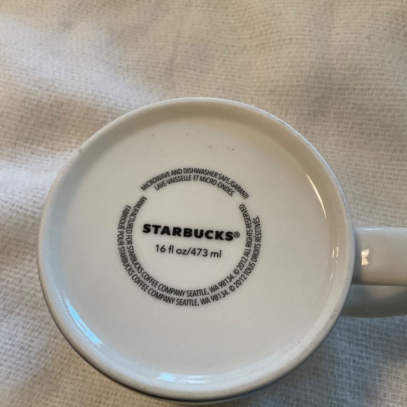 Starbucks Chicago Coffee Mug 16 oz Global Icon City Collectors Series 2012 - Picture 7 of 8